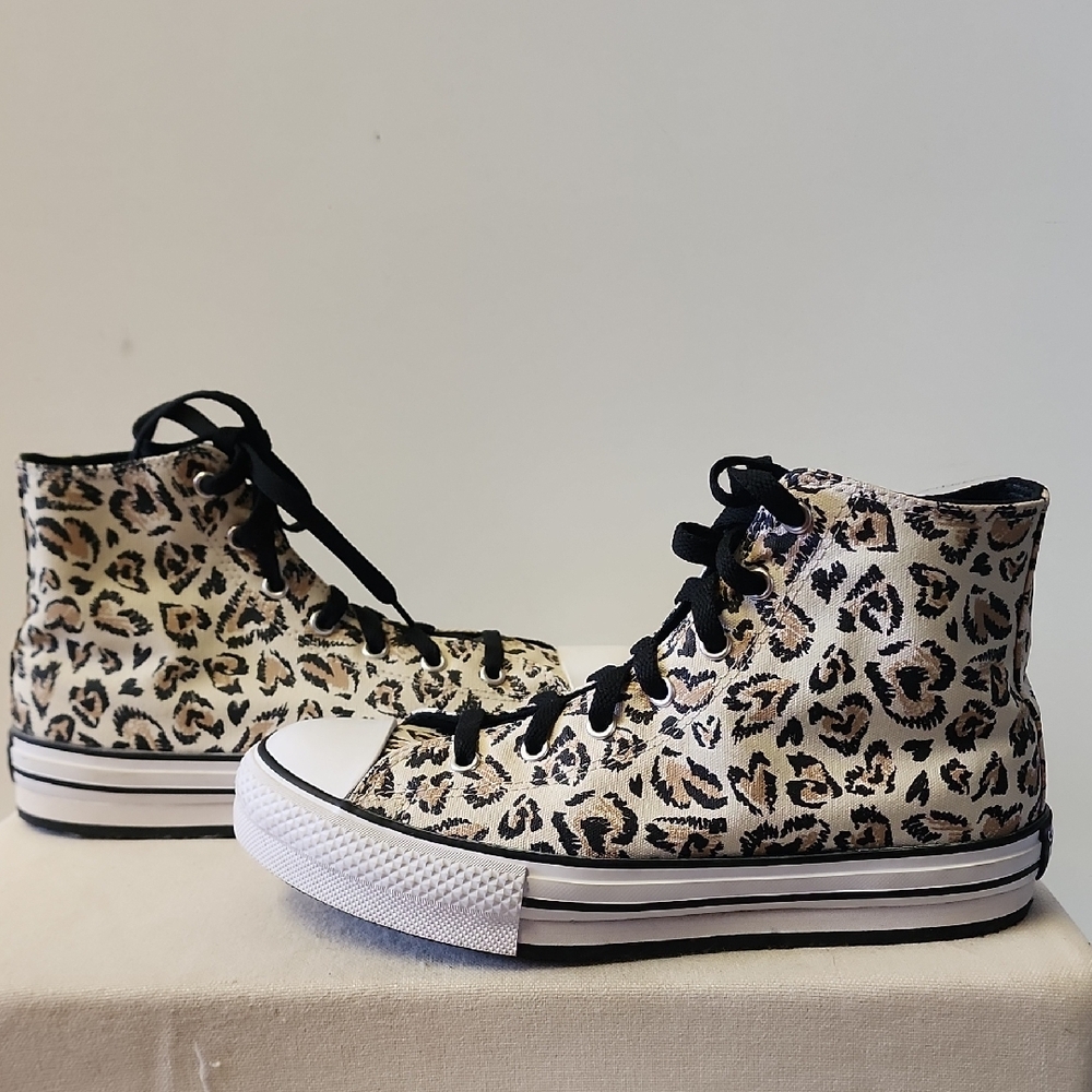 Converse All Star Chuck Taylor, Women's Wild Leopard High-Tops.☆❤️☆ - Picture 4 of 14
